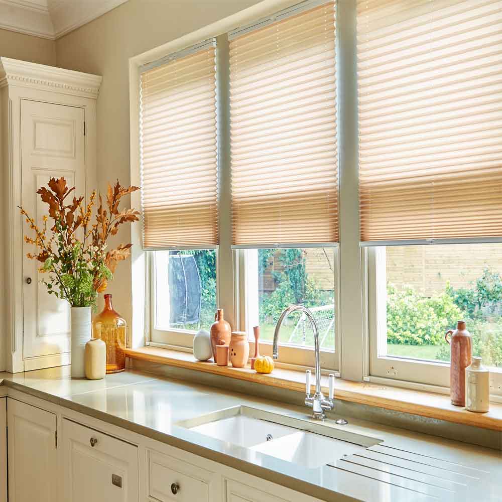 Pleated blinds in Chester