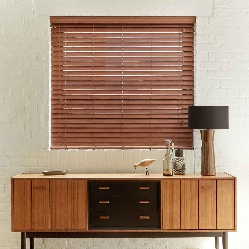 Wooden blinds in Chester